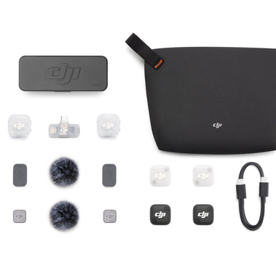 DJI Mic Mini 2 with DJI Mic Series Mobile Receiver
