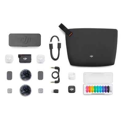 DJI Mic Mini 2 wireless microphone system with receiver