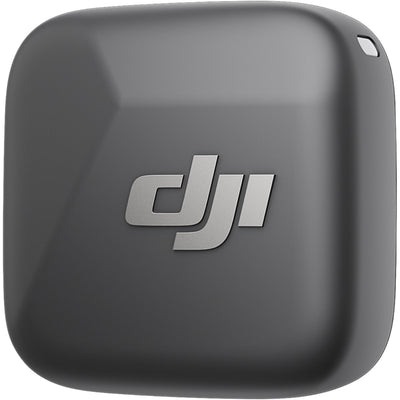 DJI Mic Mini wireless microphone with dual transmitters, compact charging case, noise cancellation, and long battery life for content creators.