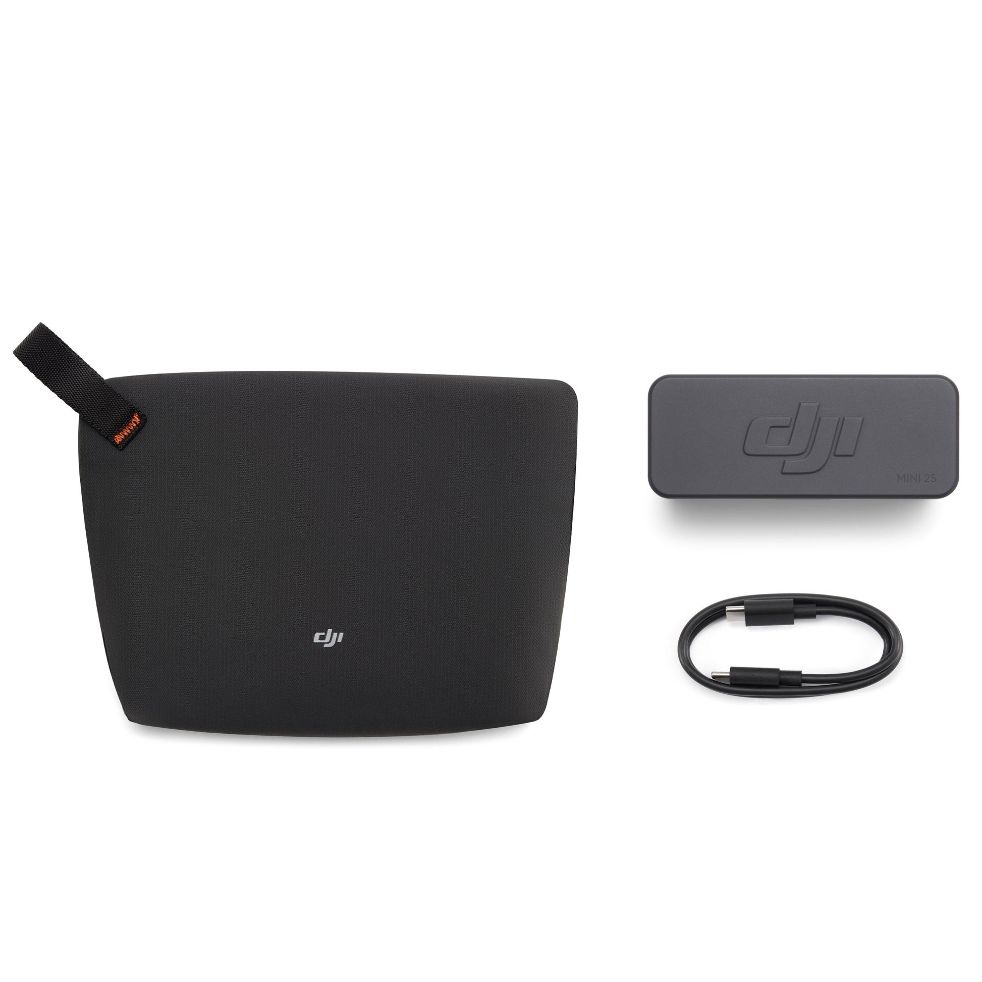 DJI Mic Mini 2S wireless microphone system with transmitter, receiver and charging case
