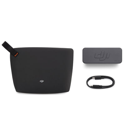DJI Mic Mini 2S wireless microphone system with transmitter, receiver and charging case
