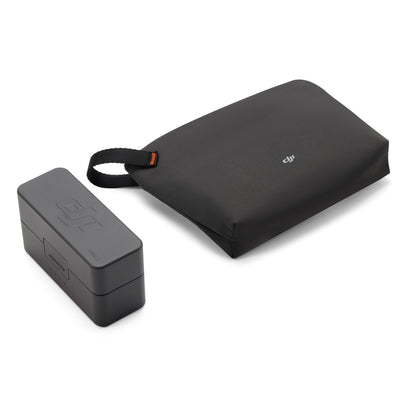 DJI Mic Mini 2S wireless microphone system with transmitter, receiver and charging case
