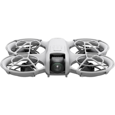 White drone with camera on a white background