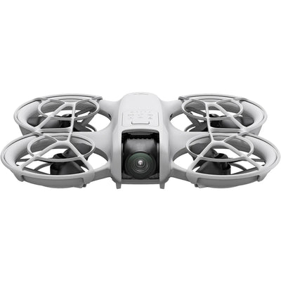White drone with camera on a white background