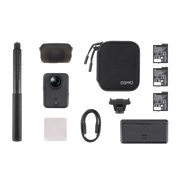 DJI Osmo 360 II Adventure Combo 8K 360 camera with 1-Inch imaging and quick-release mount
