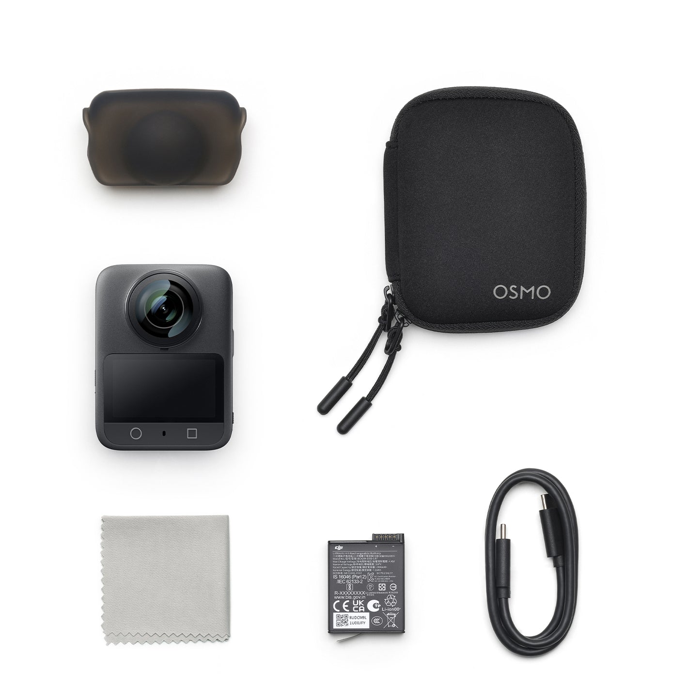 DJI Osmo 360 kit for everyday 8K 360° filming with essential gear.