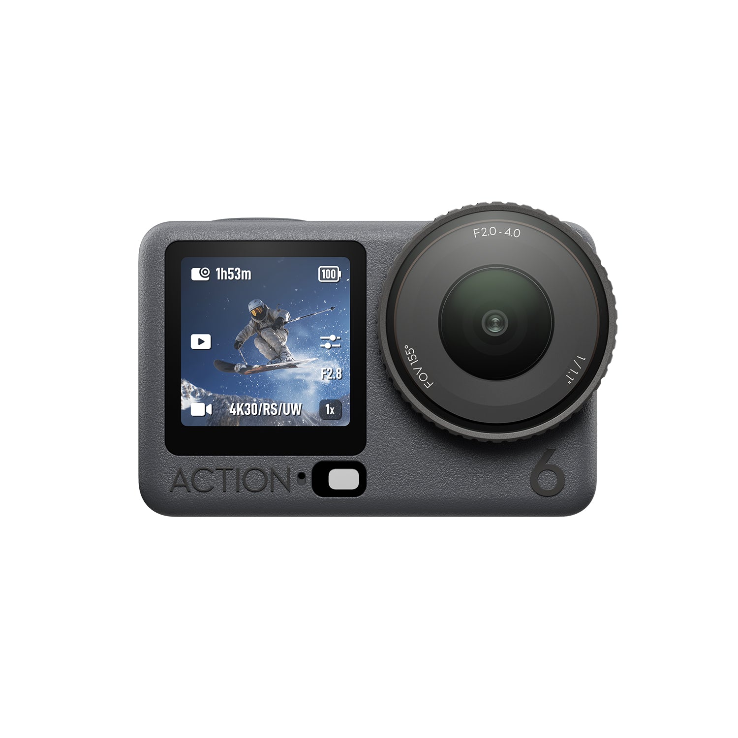 DJI Osmo Action 6 camera with 1/1.1-inch sensor and variable aperture
