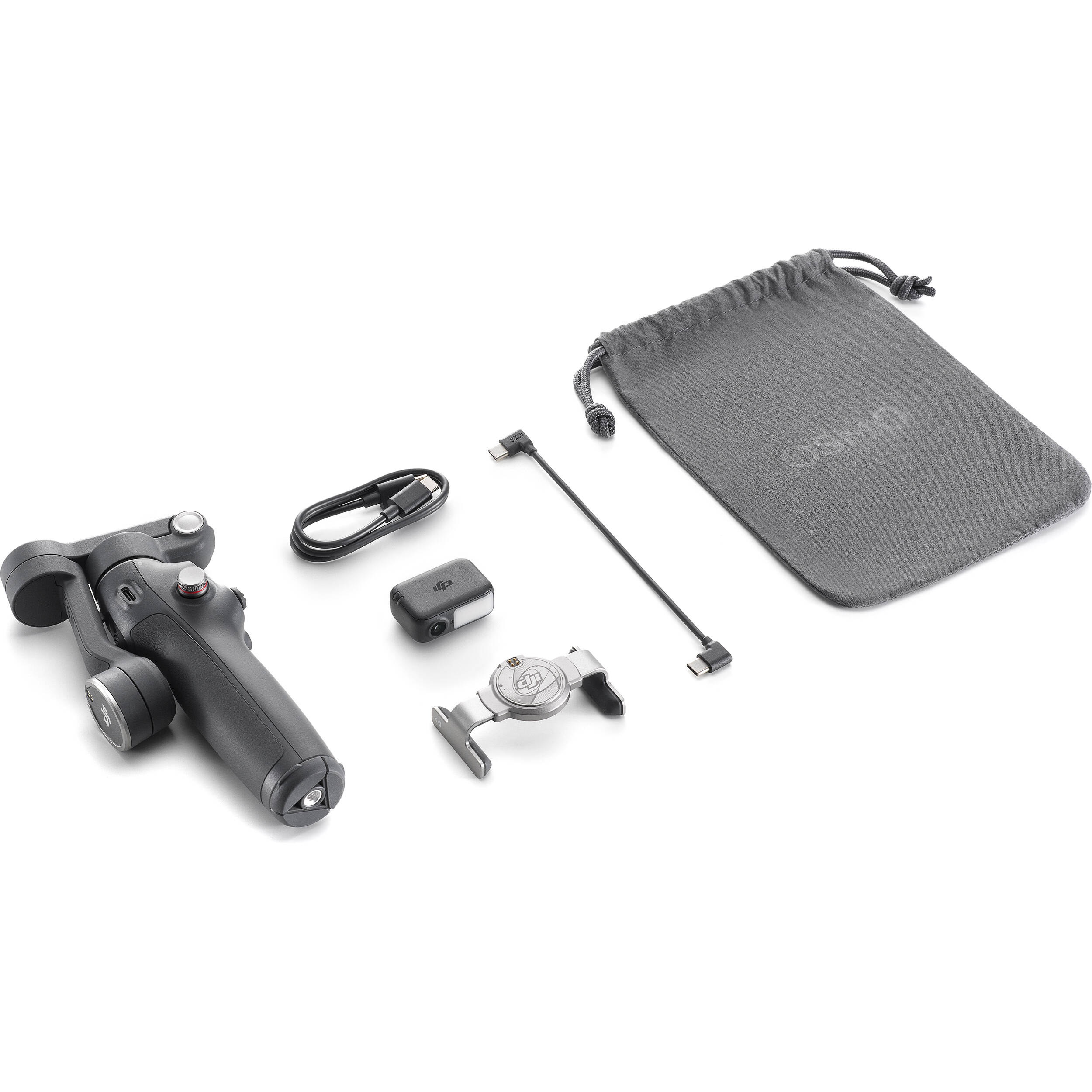 DJI Osmo Mobile 7P smartphone gimbal with tripod and fill light