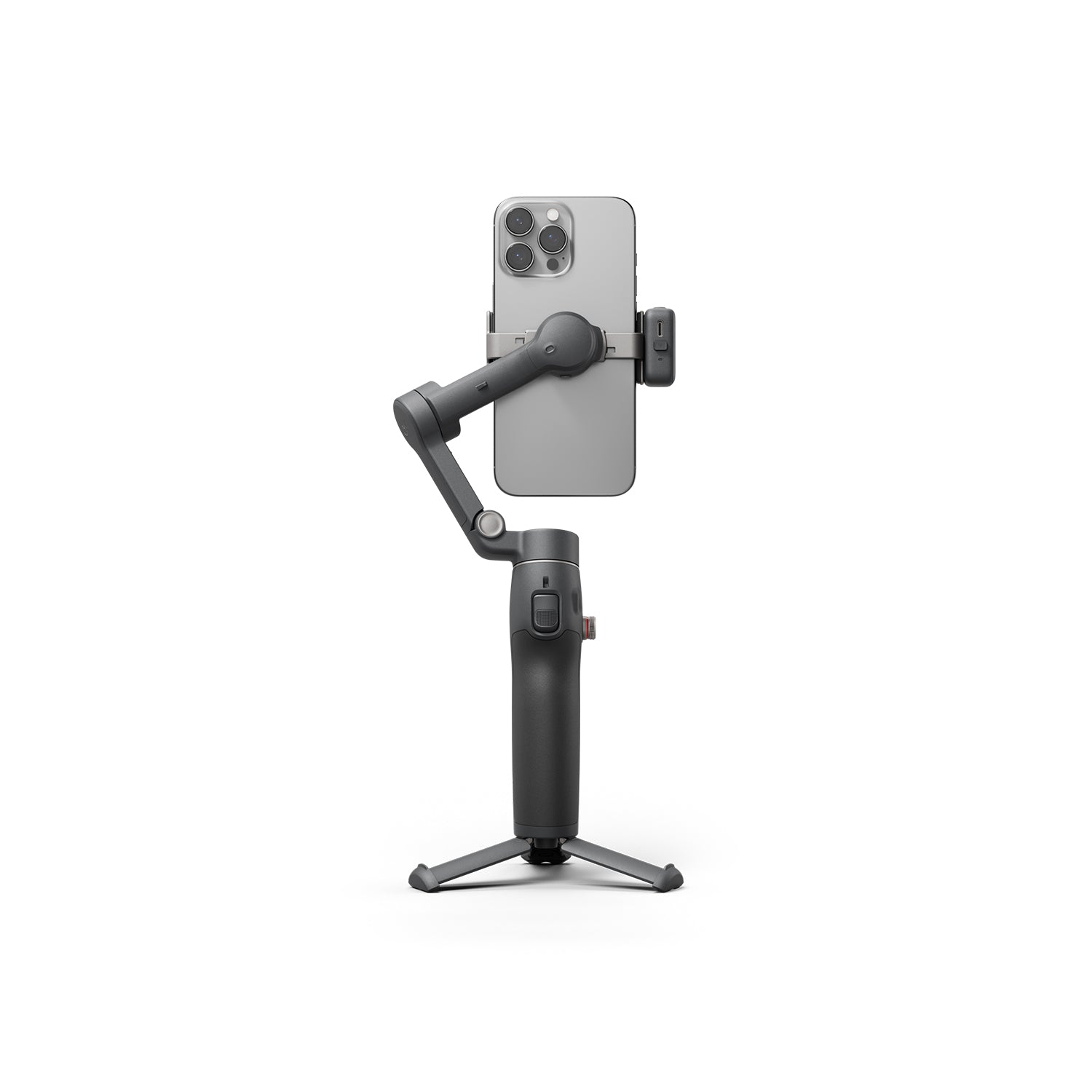 DJI Osmo Mobile 8 with 3-axis stabilisation and built-in tripod

