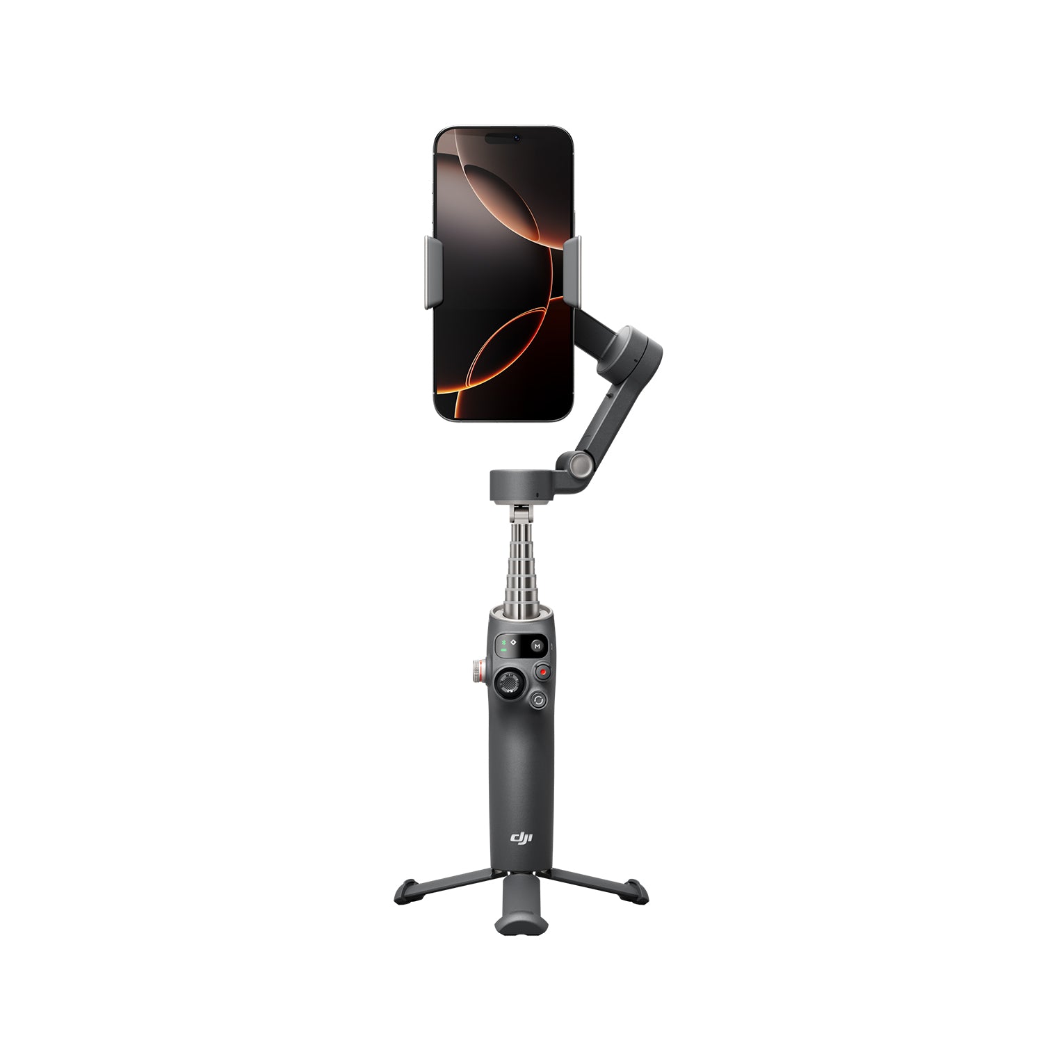 DJI Osmo Mobile 8 with 3-axis stabilisation and built-in tripod
