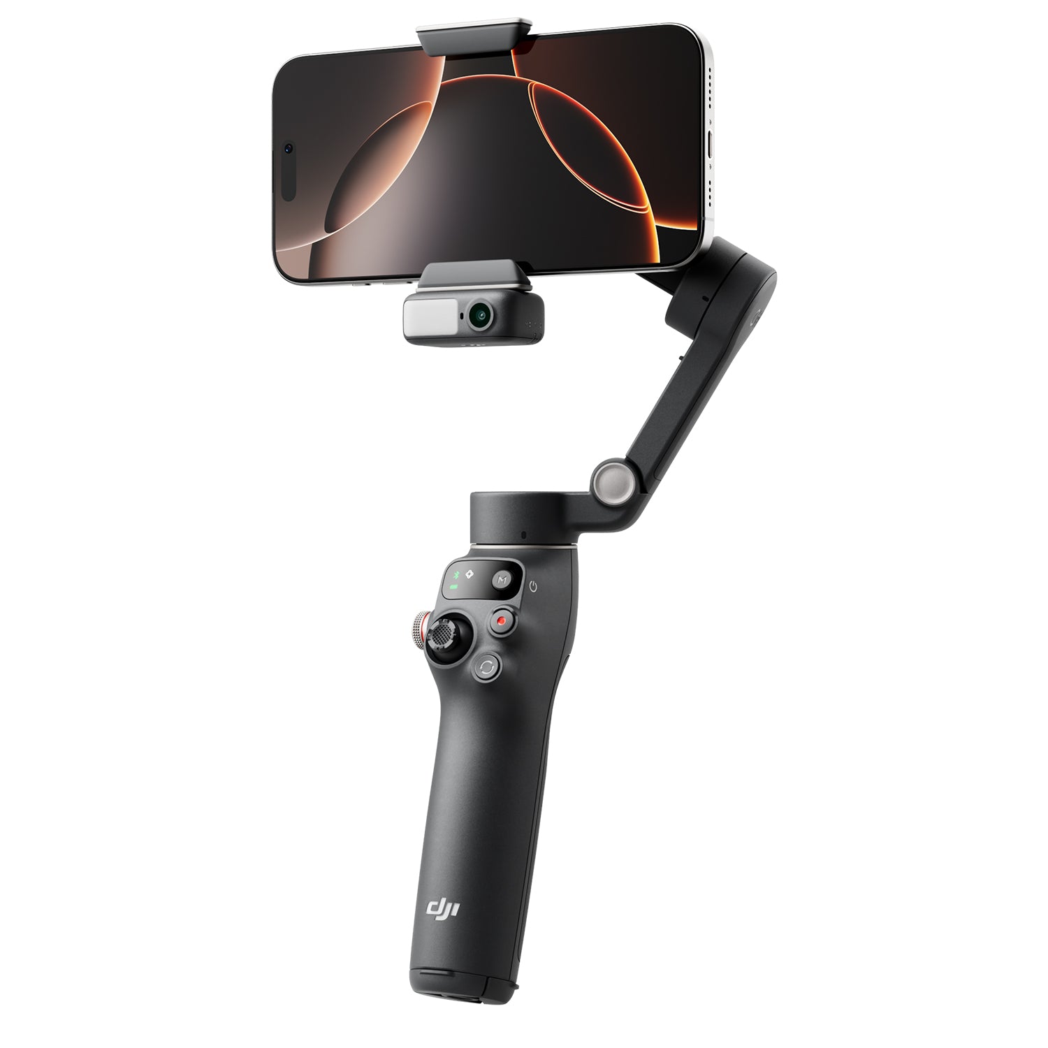 DJI Osmo Mobile 8 with 3-axis stabilisation and built-in tripod
