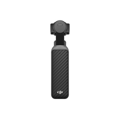DJI Osmo Pocket 4 handheld 3-axis gimbal camera with 1-inch CMOS sensor and 2-inch rotatable OLED touchscreen for 4K/240fps vlogging.
