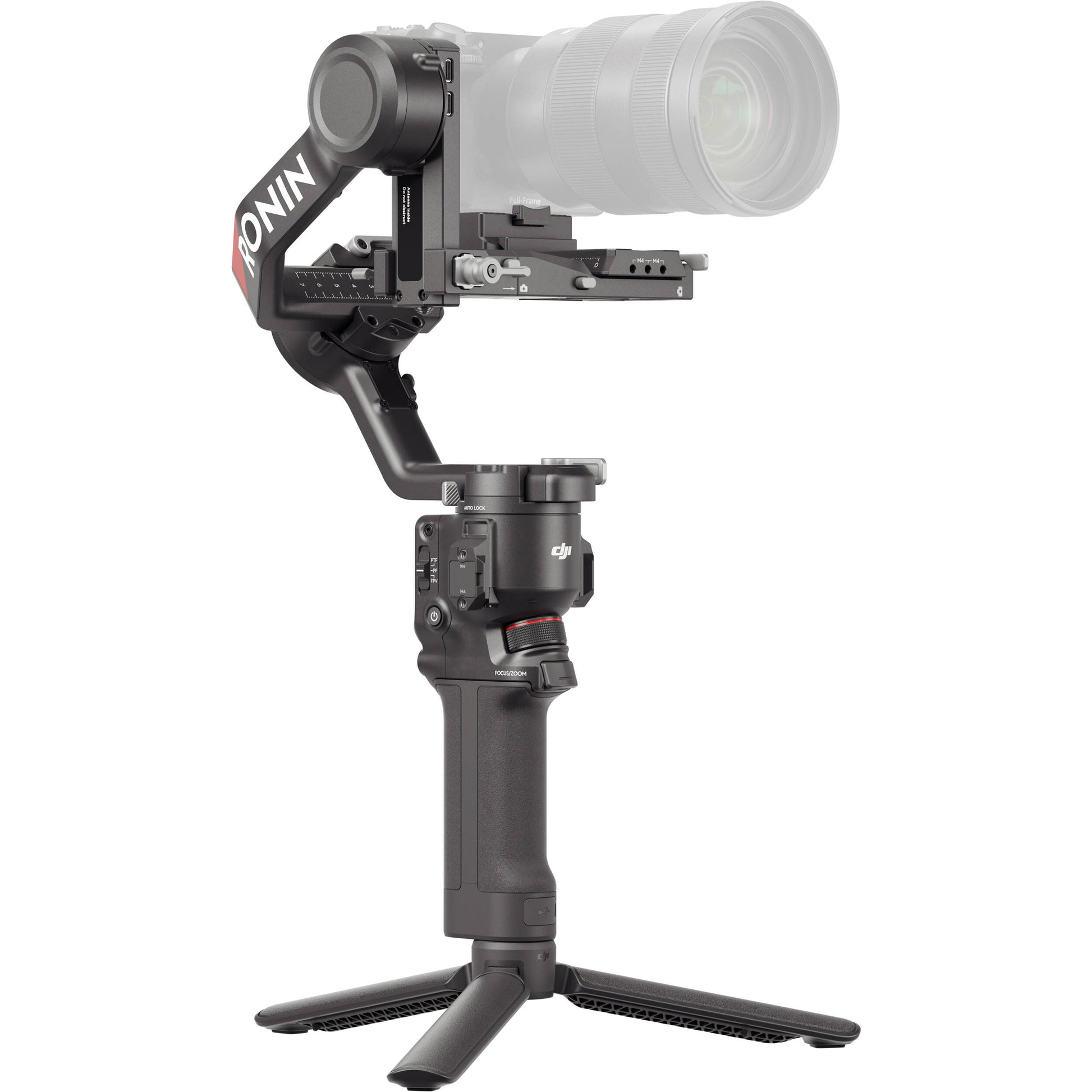 Upgraded lightweight DJI gimbal stabiliser that offers professional stabilisation for vertical video content creation.