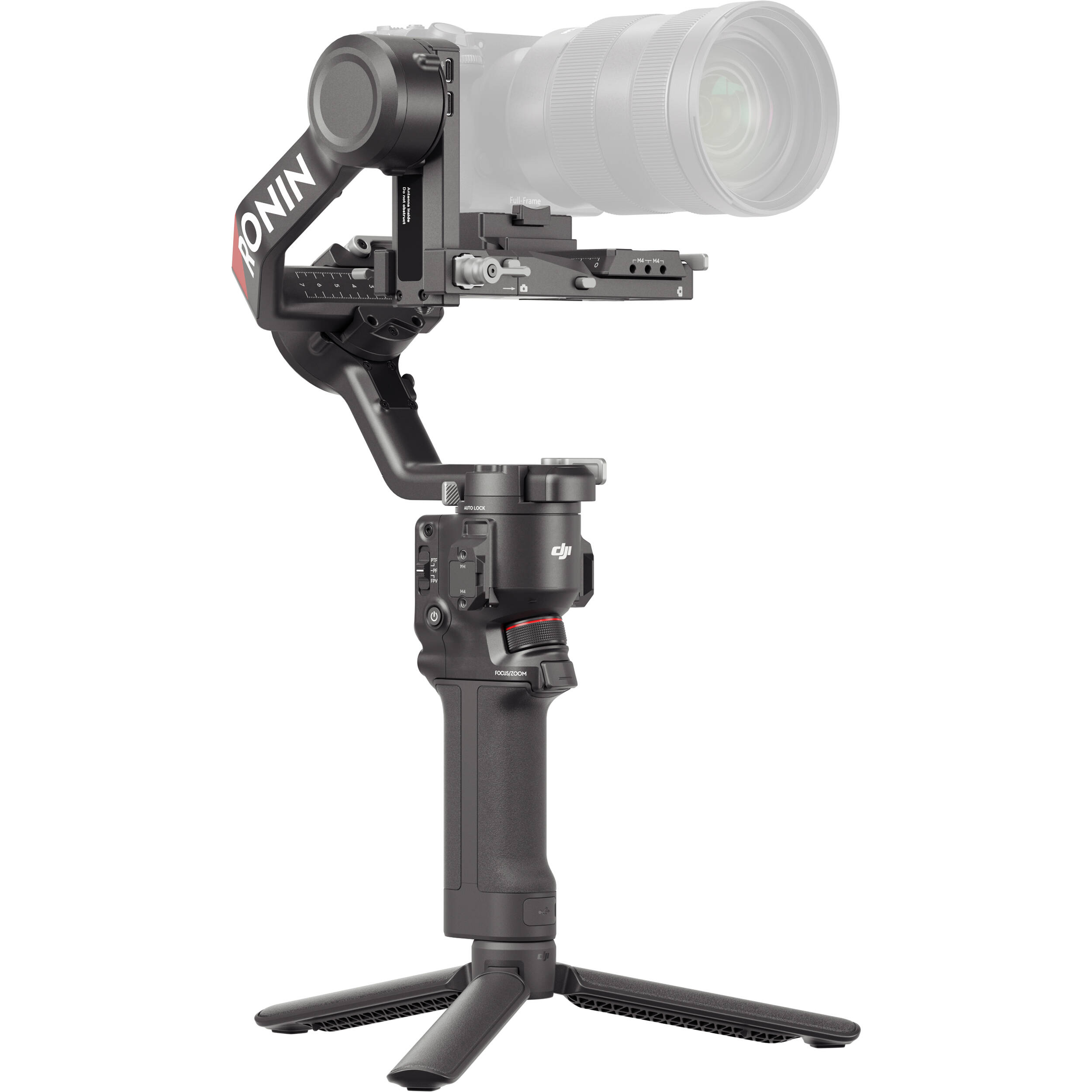 Upgraded lightweight DJI gimbal stabiliser that offers professional stabilisation for vertical video content creation.
