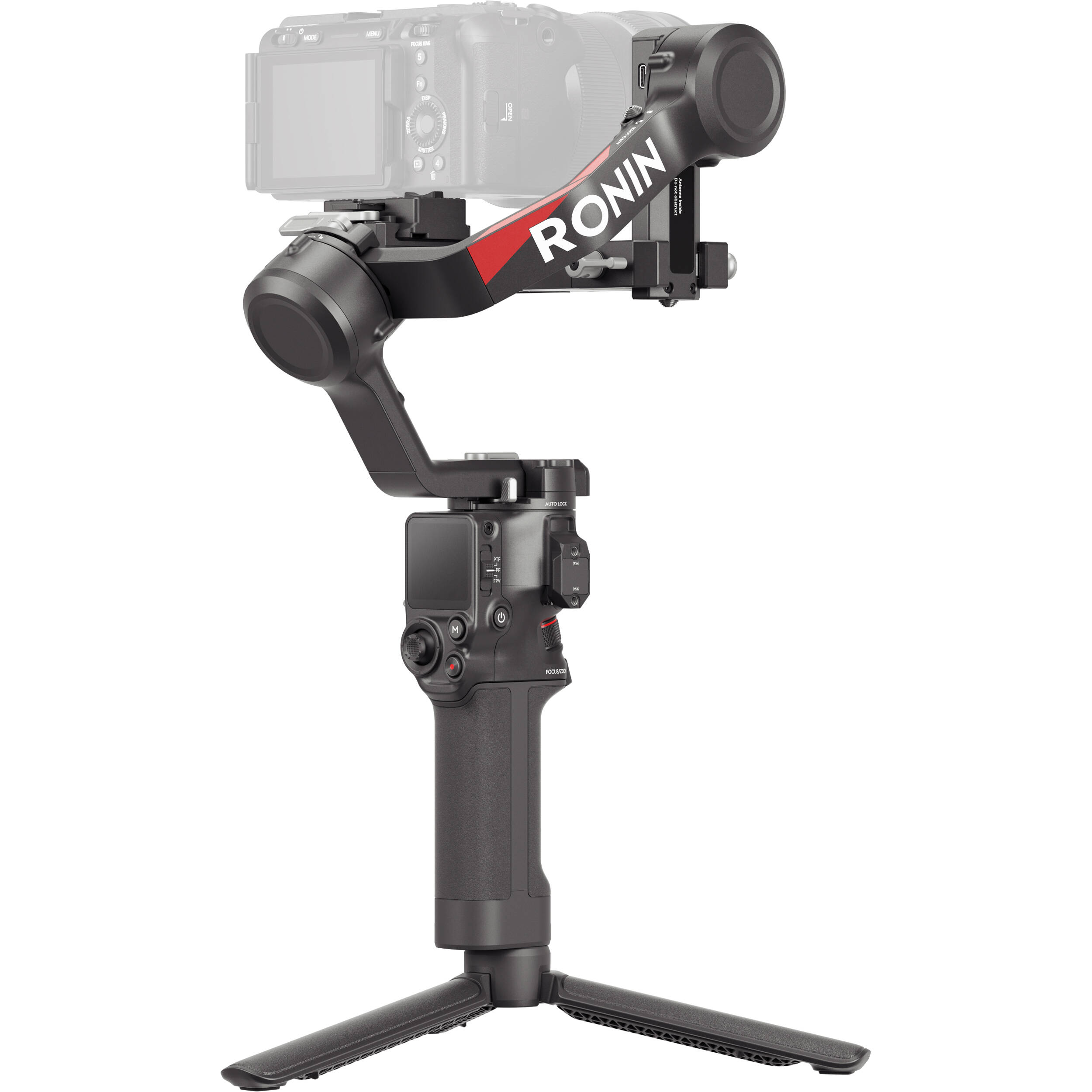 Upgraded lightweight DJI gimbal stabiliser that offers professional stabilisation for vertical video content creation.