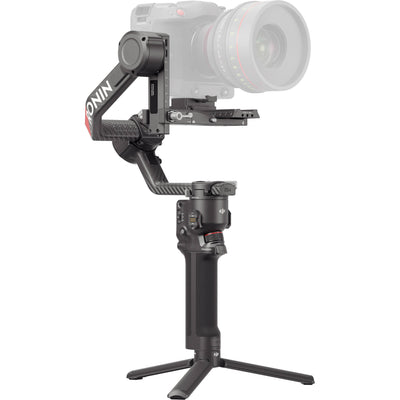 A professional stabilisation kit ideal for accommodating both mirrorless and cinema cameras and lens set-ups. 
