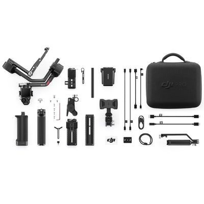 A professional stabilisation kit ideal for accommodating both mirrorless and cinema cameras and lens set-ups. 