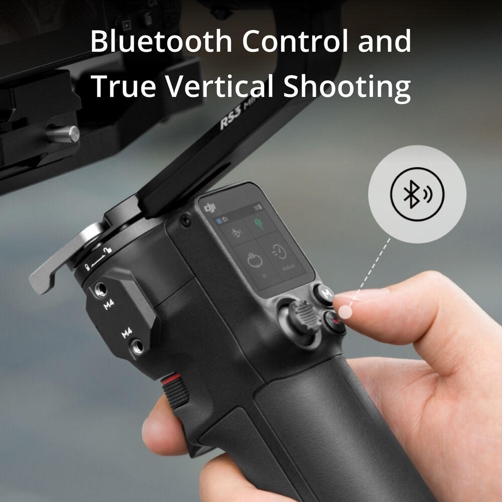 A lightweight, handheld stabiliser with a powerful build, designed to support mirrorless cameras and provide excellent stabilisation performance.