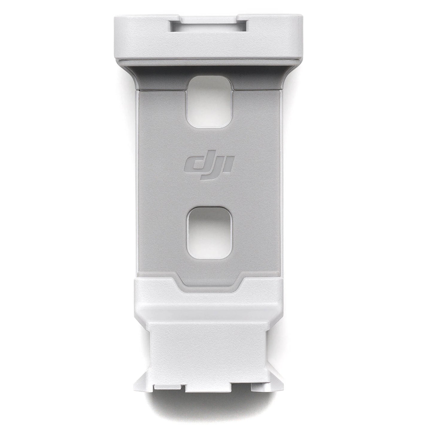 DJI RS 4 Mini Phone Holder – compact gray adjustable clamp for securely mounting a smartphone onto the RS 4 Mini gimbal.