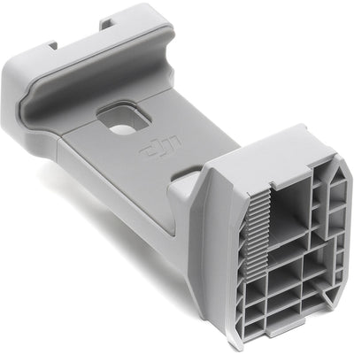 DJI RS 4 Mini Phone Holder – compact gray adjustable clamp for securely mounting a smartphone onto the RS 4 Mini gimbal.