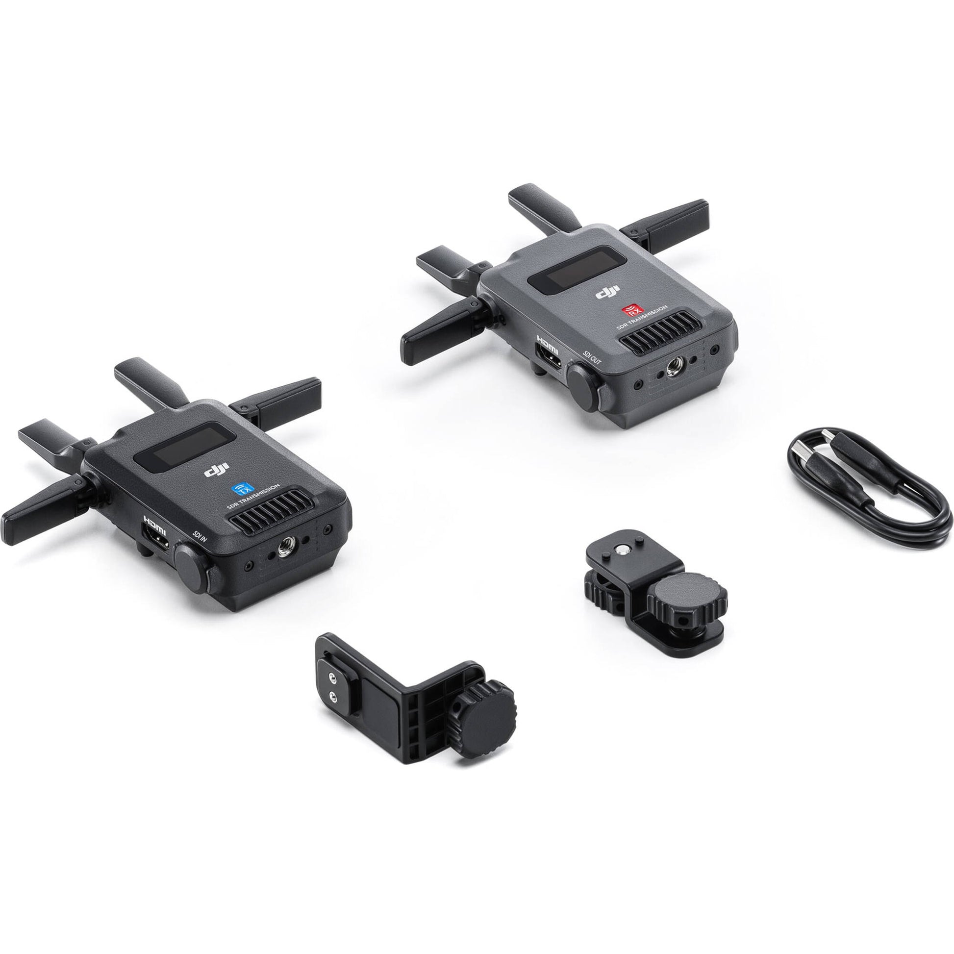 DJI SDR Transmission wireless video system with USB-C monitoring
