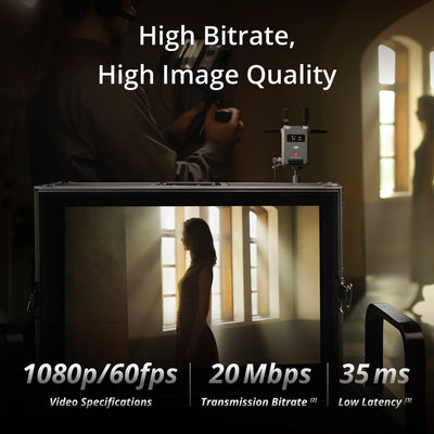 DJI SDR Transmission wireless video system with USB-C monitoring
