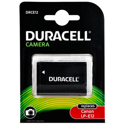 Duracell camera battery packaging with visible branding on a white background