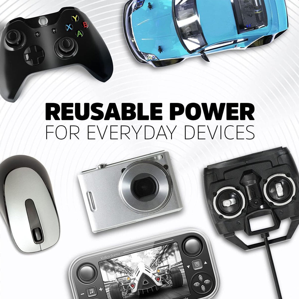 Get high performance rechargeable battery power where and when you need it.