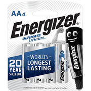 Energizer Ultimate Lithium AA Battery Long-Lasting Power