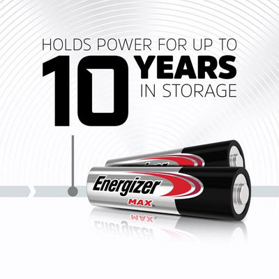 Energizer Max AA-2 Pack batteries delivers reliable power