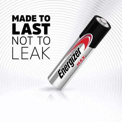 Energizer Max batteries deliver long-lasting, reliable power