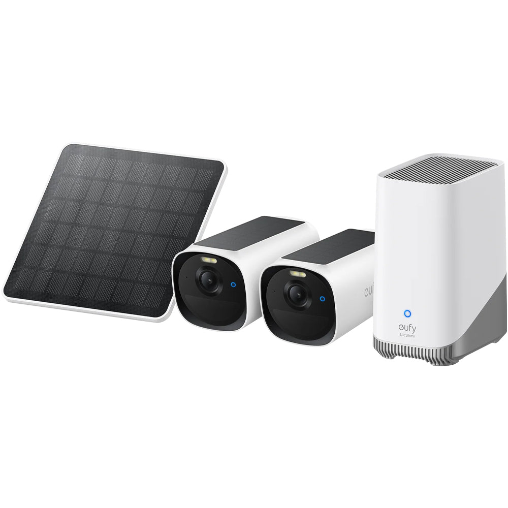 Eufy eufyCam E40 2-camera kit with solar panel and HomeBase 3 security system