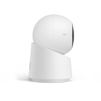 The Eufy Security Indoor Cam C210 is a smart home surveillance camera that provides 360-degree coverage with a 75-degree vertical tilt, 1080p HD resolution, and advanced AI tracking.