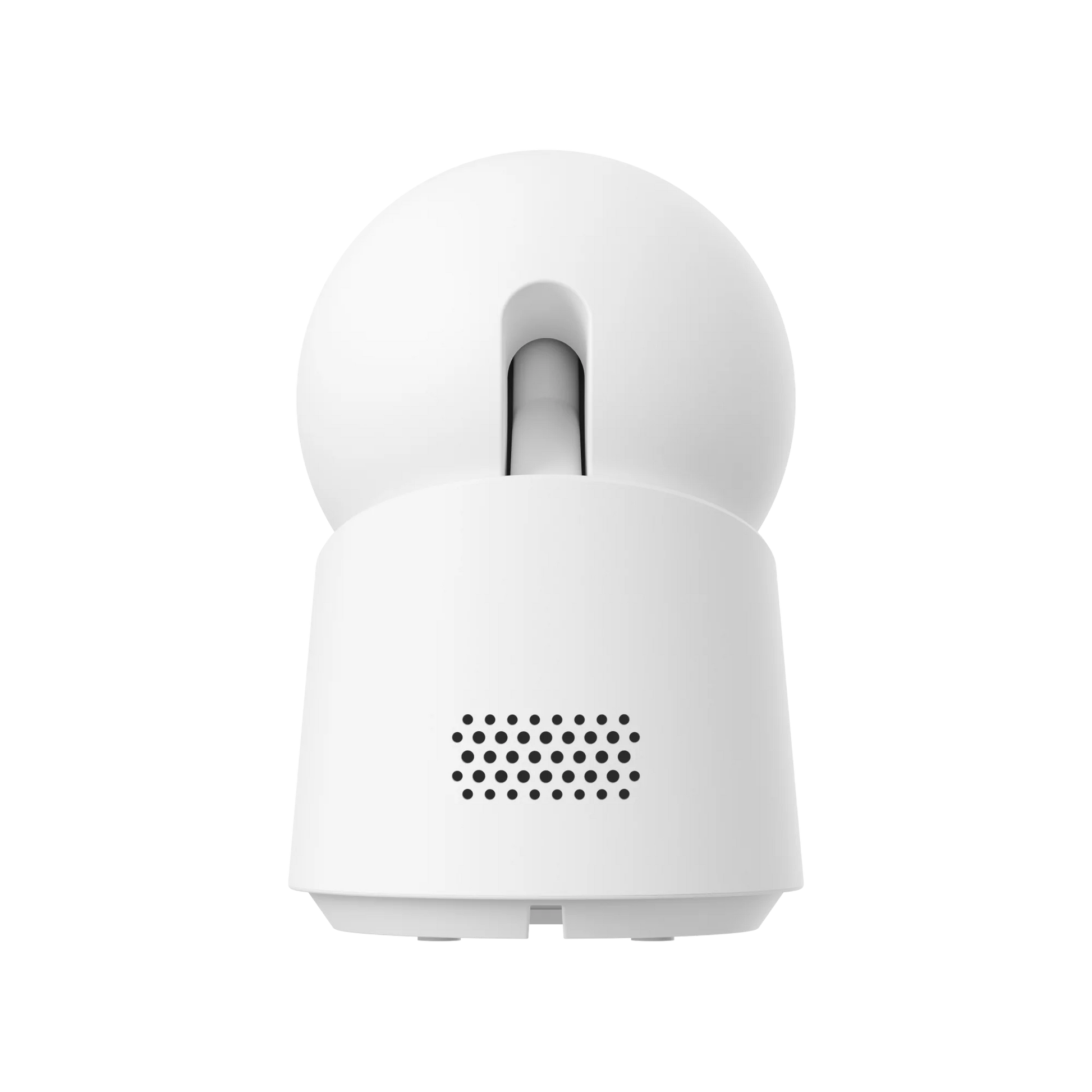 The Eufy Security Indoor Cam E30 is a security camera that provides a 360° horizontal view and 4K UHD resolution, and it uses AI to detect humans, pets, and audio cues, while also offering color and infrared night vision.