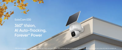 Eufy SoloCam E30 Solar Security Camera | 2K, No Fees