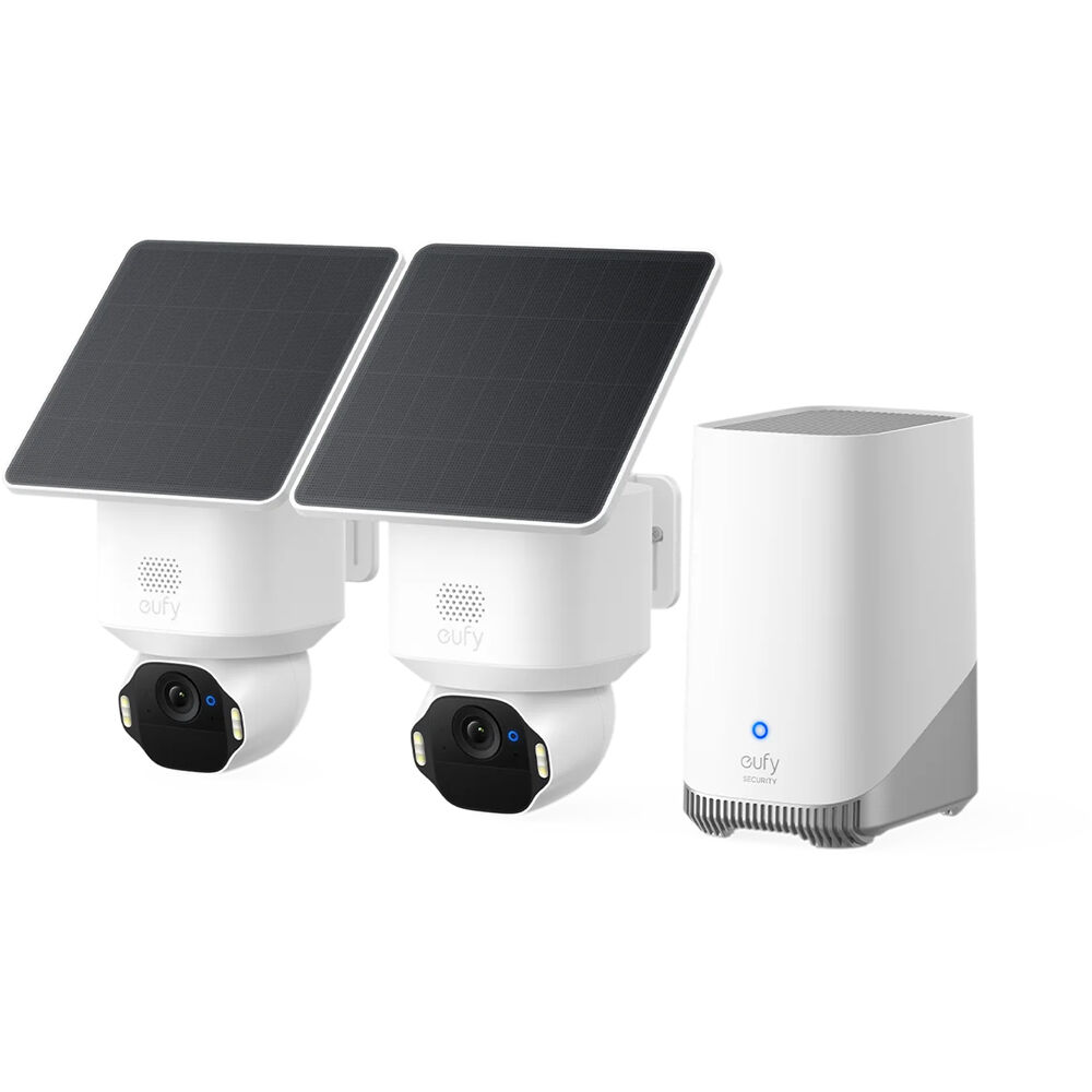 Eufy SoloCam E42 2-camera kit with HomeBase 3 outdoor security camera system