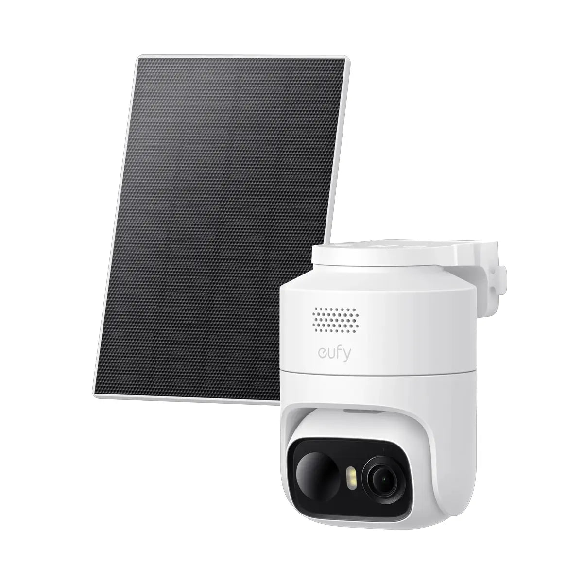 eufyCam C37 2K pan and tilt security camera with detachable solar panel