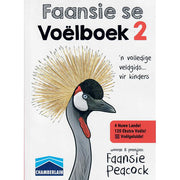 Book cover of 'Faansie se Voelboek 2' with a bird illustration and Chamberlain logo.