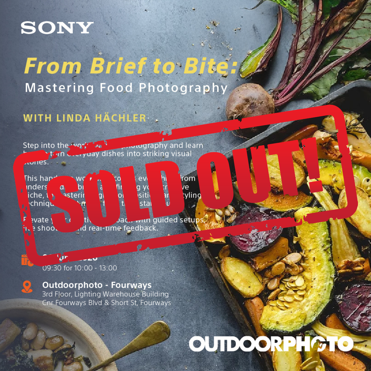 From Brief To Bite: Mastering Food Photography With Linda Hächler x Sony | 6 June