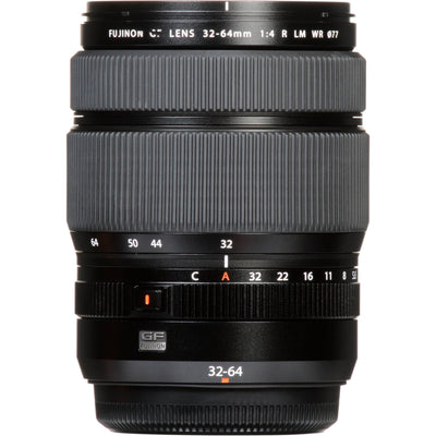 Fujifilm GF 32-64mm f/4 R LM WR medium-format zoom lens