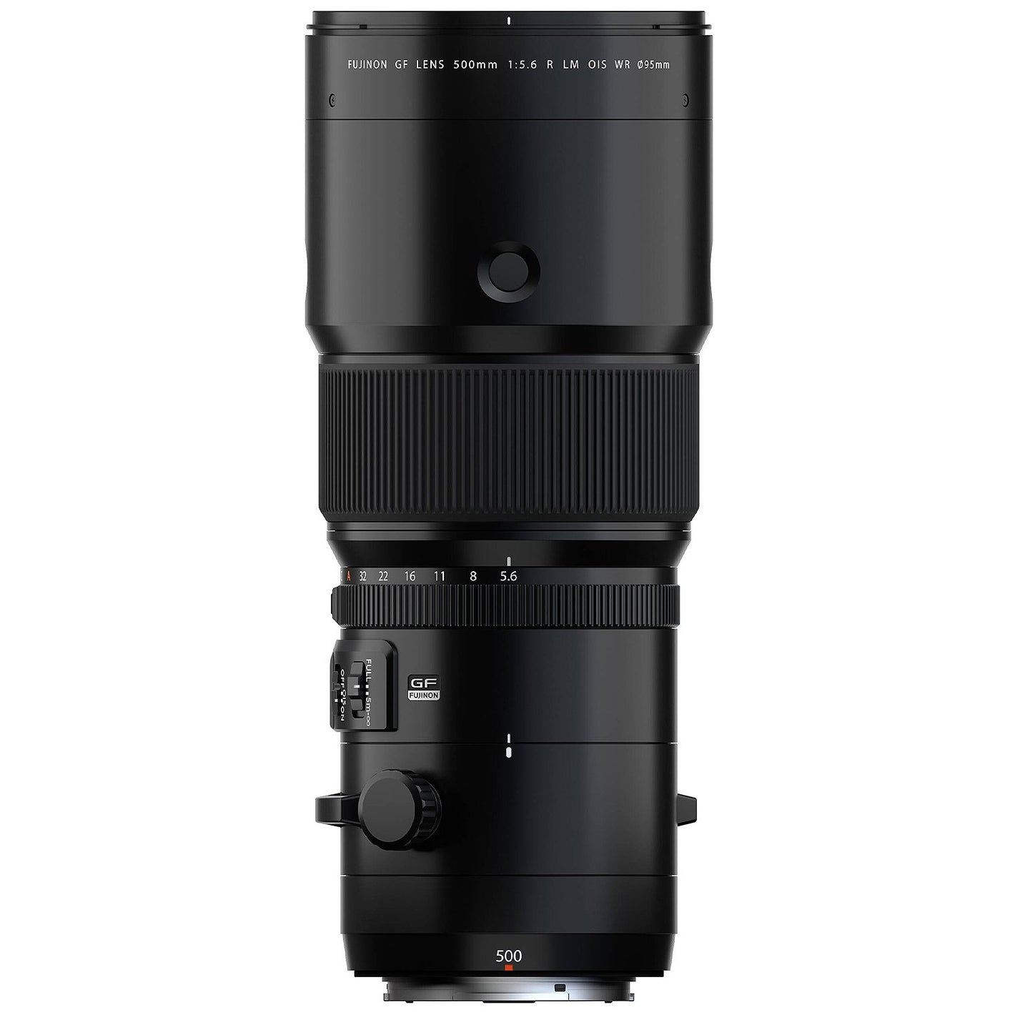 Fujifilm GF 500mm f/5.6 R LM OIS WR super-telephoto lens for GFX