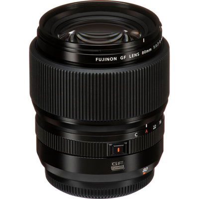 Fujifilm GF 80mm f/1.7 R WR medium format portrait lens for GFX cameras