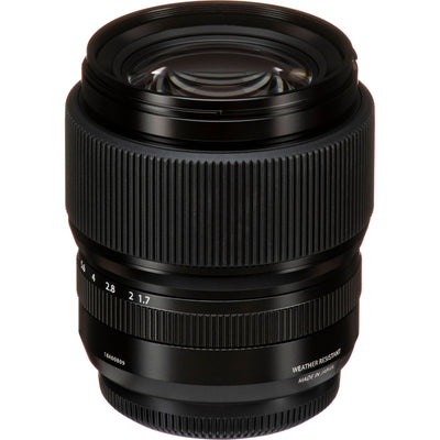 Fujifilm GF 80mm f/1.7 R WR medium format portrait lens for GFX cameras