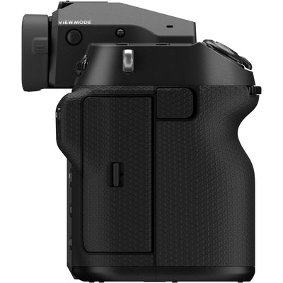 The Fujifilm GFX 100S II Mirrorless Camera is a large format camera with a 102-megapixel CMOS II sensor, featuring 5-axis in-body image stabilization, a continuous burst speed of up to 7 frames-per-second, and an improved AF algorithm with deep-learning AI.
