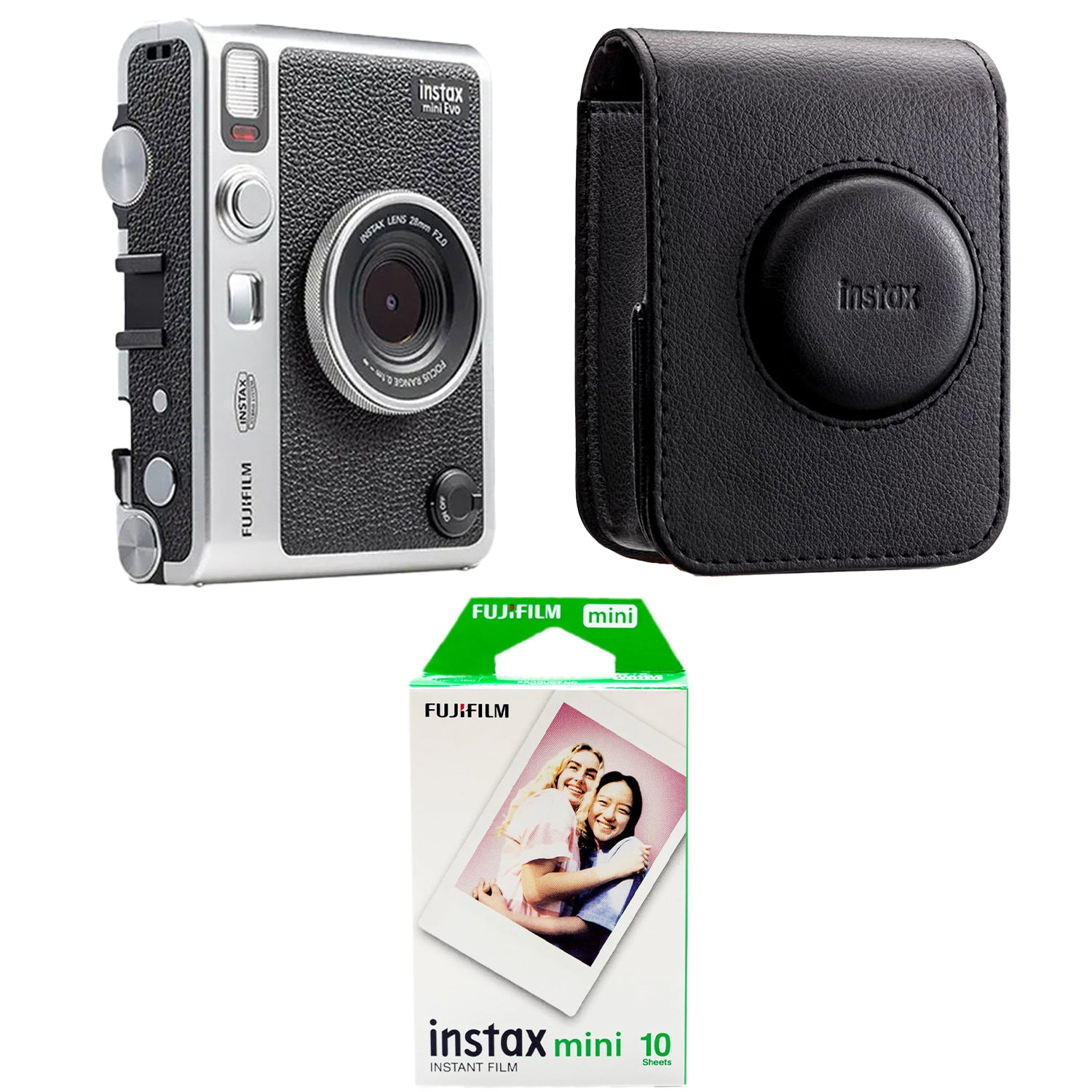 instax mini Evo ブラック FujiFilm Instax Mini Evo Camera Kit (Black) – Outdoorphoto