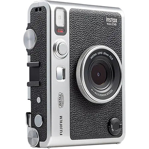 Instax Mini Evo camera kit in black.