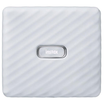 Fujifilm Instax Link Wide Smartphone Printer (Ash White) – print your memories in large, vibrant Instax Wide format directly from your smartphone via Bluetooth, with creative templates and fun editing options.