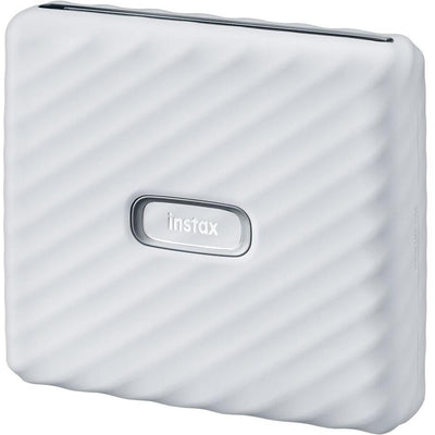 Fujifilm Instax Link Wide Smartphone Printer (Ash White) – print your memories in large, vibrant Instax Wide format directly from your smartphone via Bluetooth, with creative templates and fun editing options.