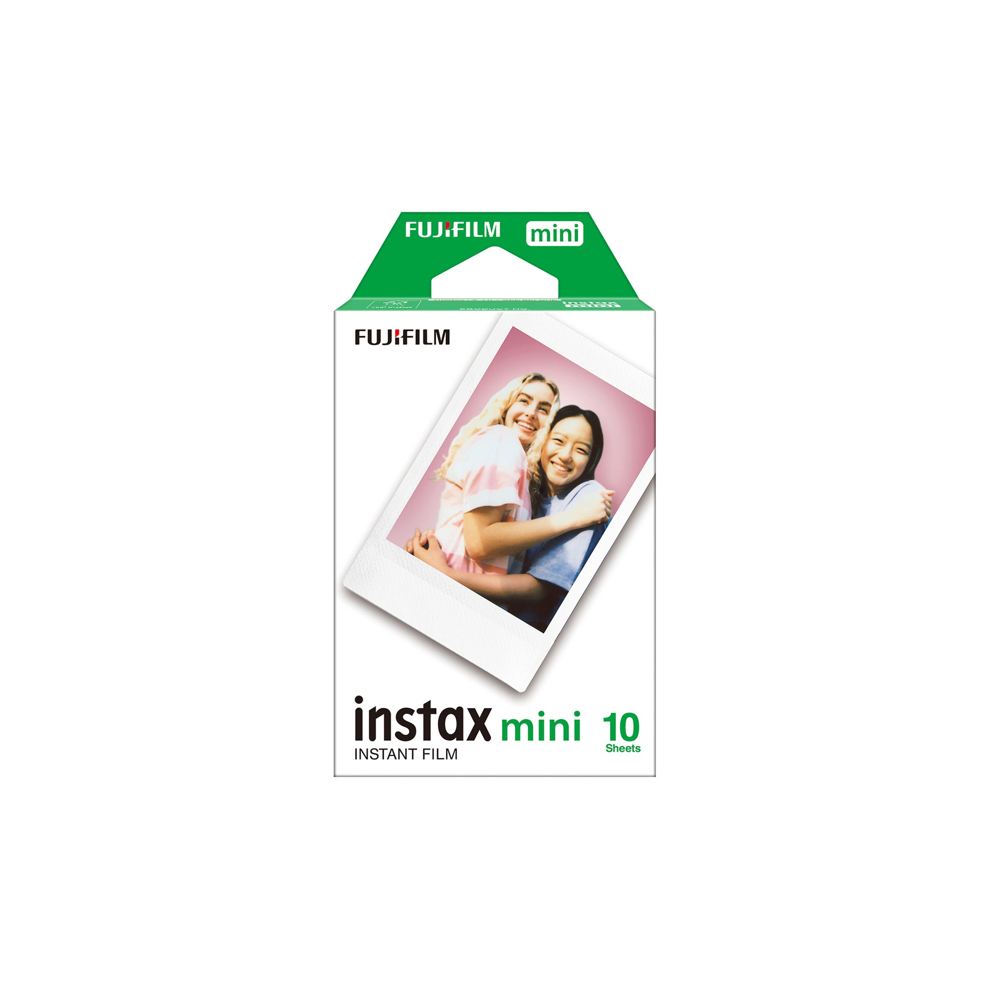 Fujifilm Instax Mini 12 camera with mini film pack and playful extras for parties.

