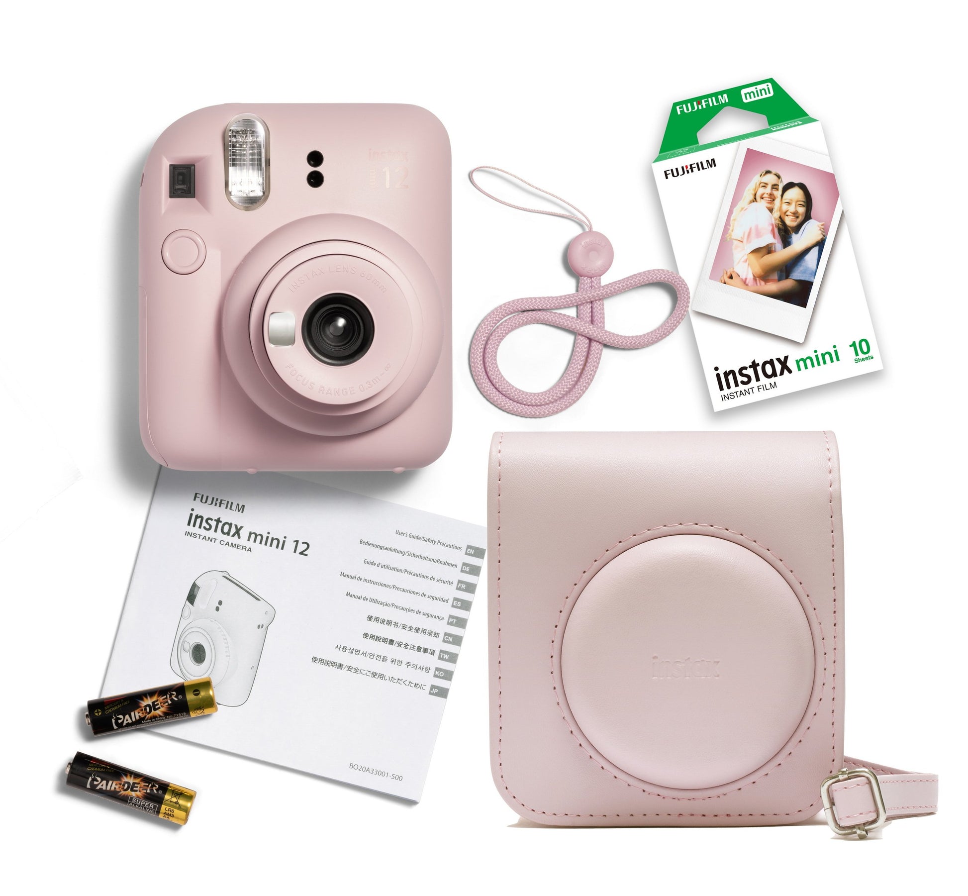 Fujifilm Instax Mini 12 Kit (Blossom Pink) β Outdoorphoto